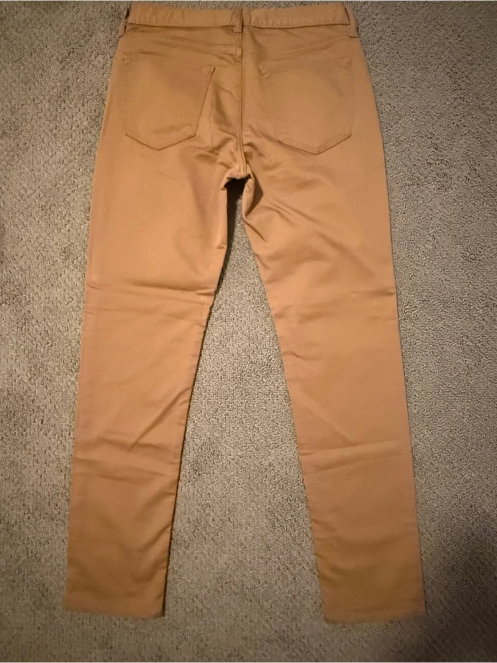 Banana Republic Travel Jean Slim Fit Pants in Camel Brown 31x32